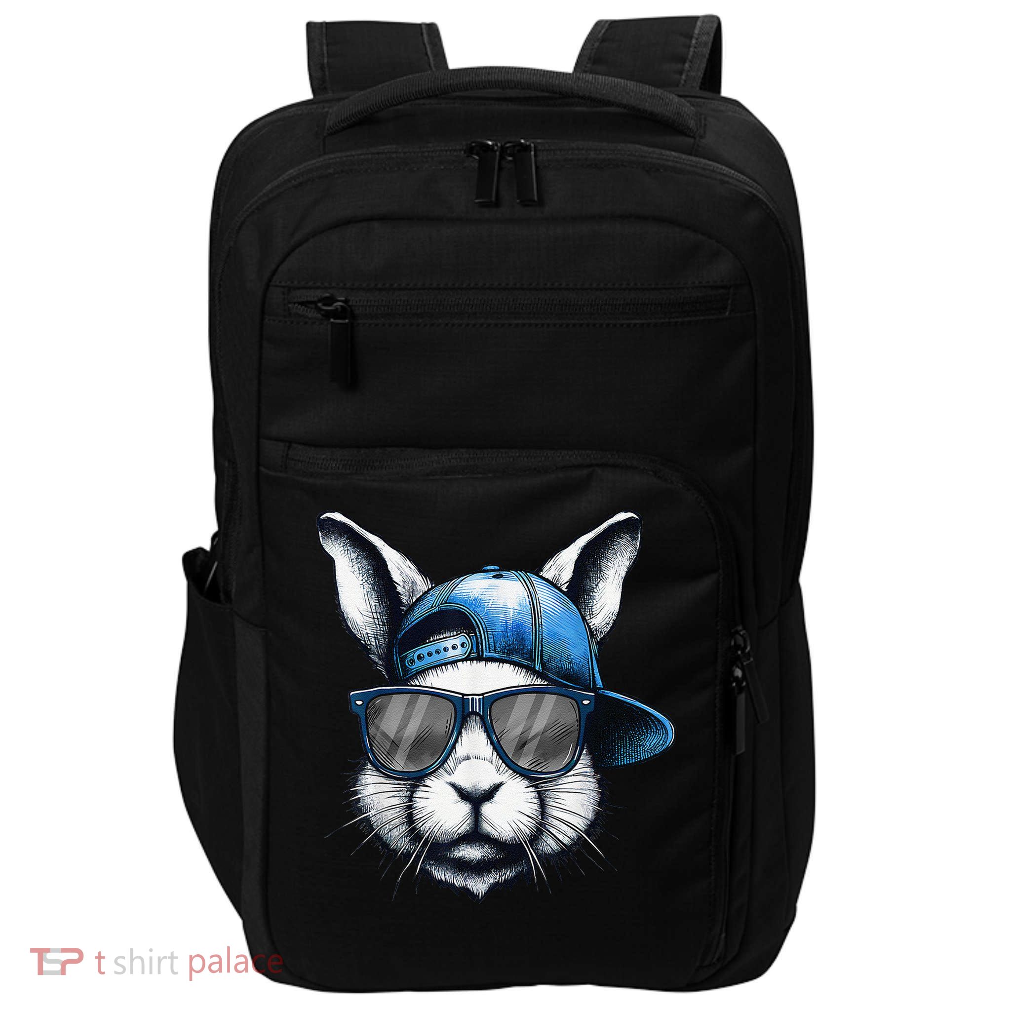 Cool Bunny Face Happy Easter Shirts For Impact Tech Backpack