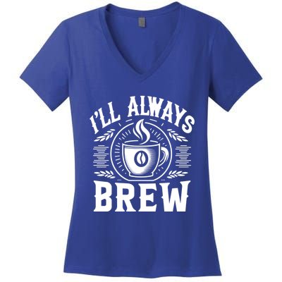 Coffee Bean Farmer Meme Quote Gift Women's V-Neck T-Shirt