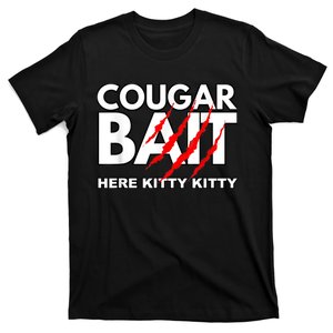 Cougar Bait Funny Halloween Costume Older Woman Younger Man T-Shirt