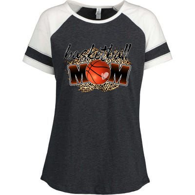 Cool Basketball For Basketball Player Mom Gift Enza Ladies Jersey Colorblock Tee