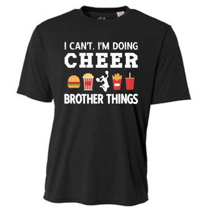 Cheer Bro Funny Cheerleading Brother Of A Cheerleader Cooling Performance Crew T-Shirt