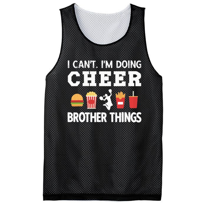 Cheer Bro Funny Cheerleading Brother Of A Cheerleader Mesh Reversible Basketball Jersey Tank