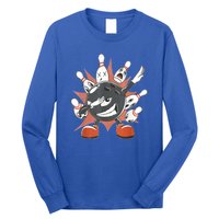 Cool Bowling For Men Women Spare Strike Bowler Coach Dabbing Long Sleeve Shirt