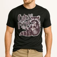 Cute But Feral Funny Raccoon Memes Coffee Raccoon Opossum Cooling Performance Crew T-Shirt