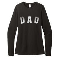 Classic Bold Font FatherS Day Dad Womens CVC Long Sleeve Shirt