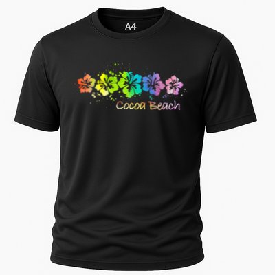 Cocoa Beach, Florida Watercolor Beach & Surf Performance Shirt