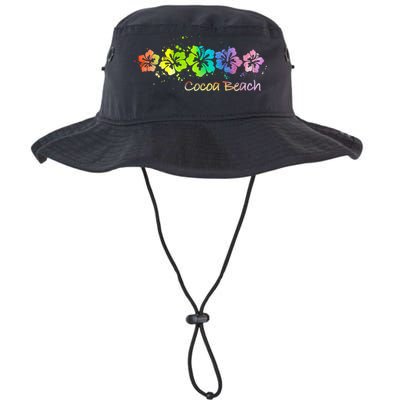 Cocoa Beach, Florida Watercolor Beach & Surf Bucket Hat