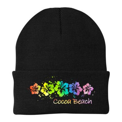 Cocoa Beach, Florida Watercolor Beach & Surf Beanie