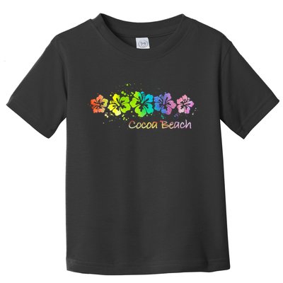 Cocoa Beach, Florida Watercolor Beach & Surf Toddler T-Shirt