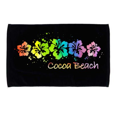 Cocoa Beach, Florida Watercolor Beach & Surf Microfiber Hand Towel
