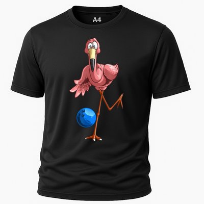 Cool Bowling Flamingo Performance Shirt