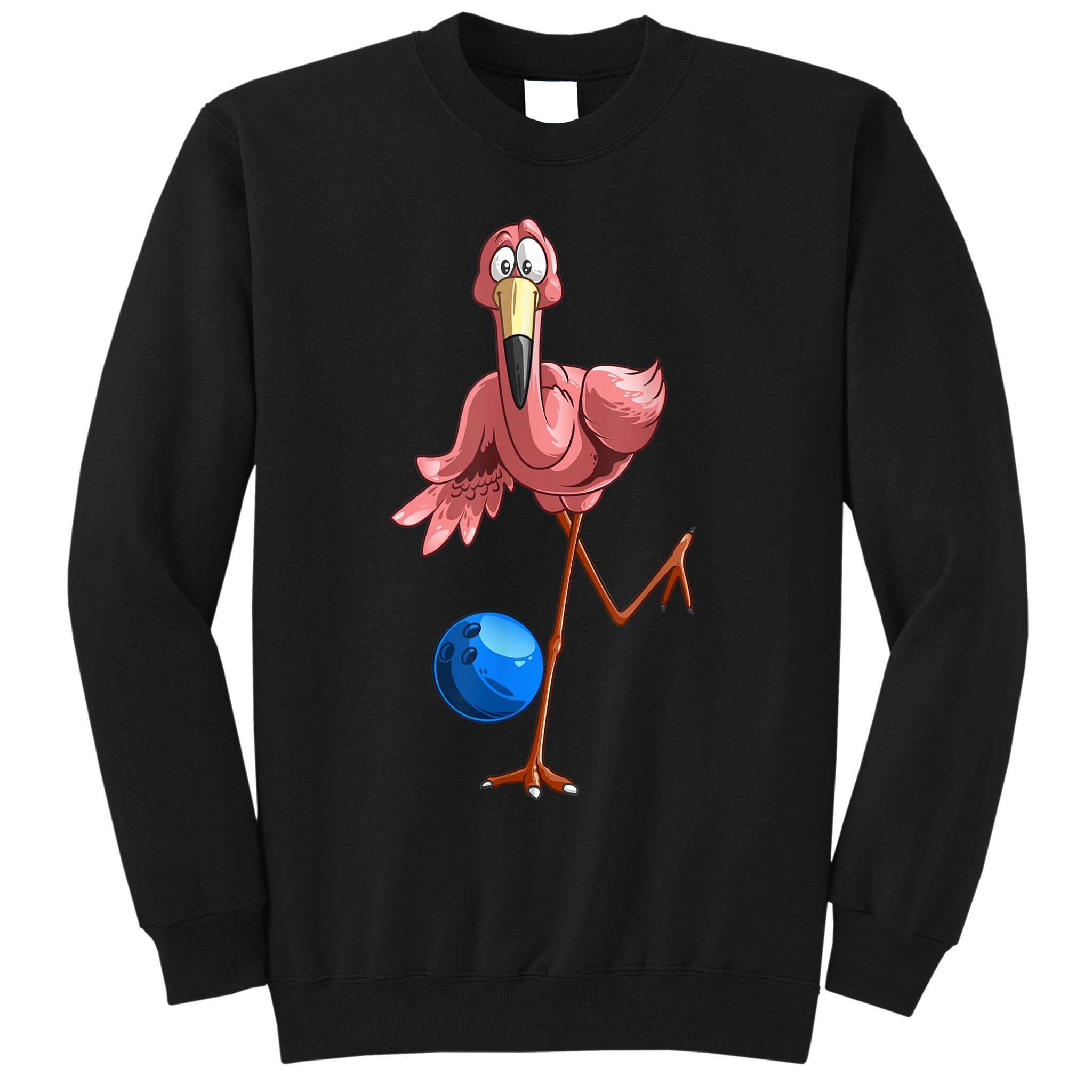 Cool Bowling Flamingo Sweatshirt