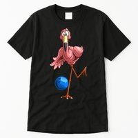 Cool Bowling Flamingo Tall T-Shirt