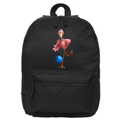 Cool Bowling Flamingo 16 in Basic Backpack