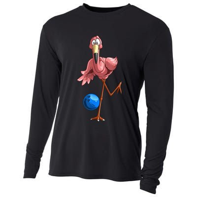 Cool Bowling Flamingo Cooling Performance Long Sleeve Crew