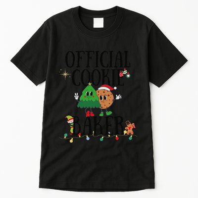 Cookie Baker Funny Cookie Tester Christmas Couple Tall T-Shirt