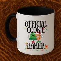 Cookie Baker Funny Cookie Tester Christmas Couple Mug