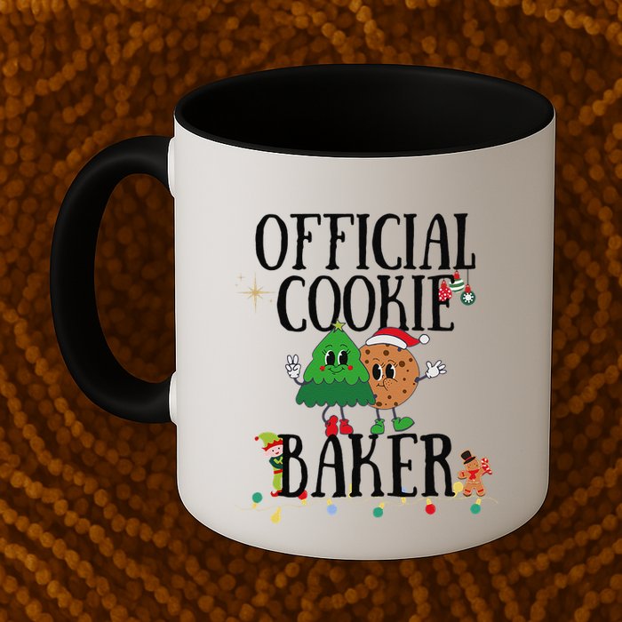 Cookie Baker Funny Cookie Tester Christmas Couple Mug