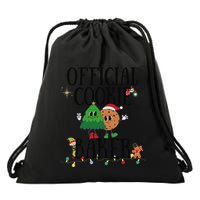 Cookie Baker Funny Cookie Tester Christmas Couple Drawstring Bag