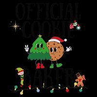 Cookie Baker Funny Cookie Tester Christmas Couple 16 in Basic Backpack