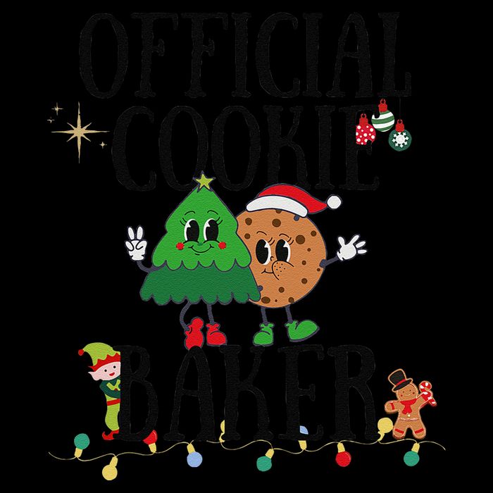 Cookie Baker Funny Cookie Tester Christmas Couple 16 in Basic Backpack