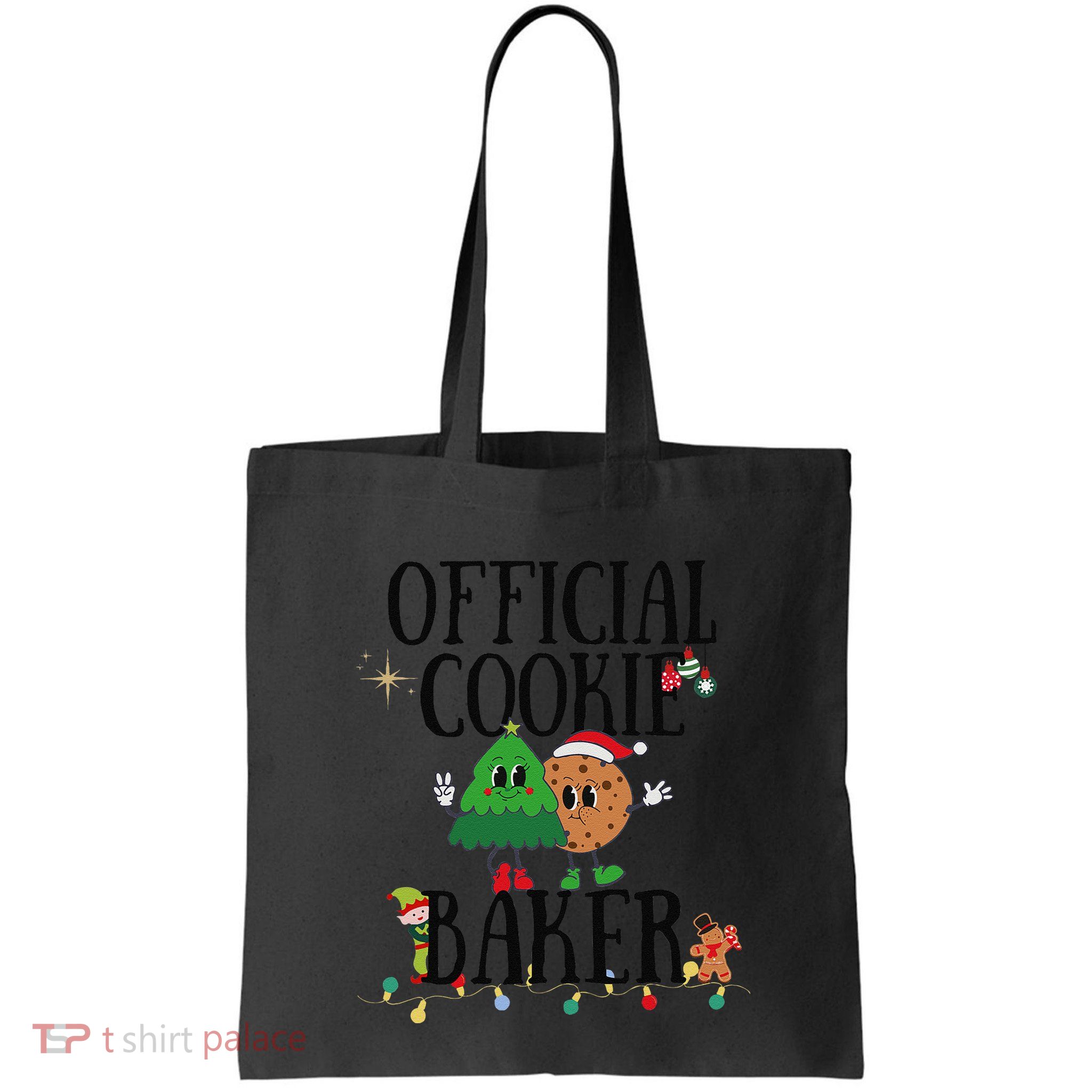 Cookie Baker Funny Cookie Tester Christmas Couple Bag