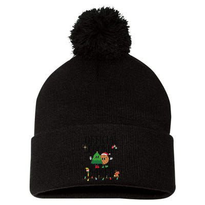 Cookie Baker Funny Cookie Tester Christmas Couple Pom Pom 12in Knit Beanie