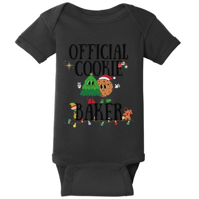 Cookie Baker Funny Cookie Tester Christmas Couple Baby Bodysuit