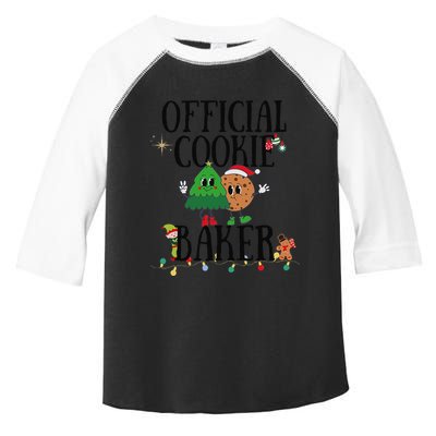Cookie Baker Funny Cookie Tester Christmas Couple Toddler Fine Jersey T-Shirt