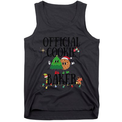 Cookie Baker Funny Cookie Tester Christmas Couple Tank Top