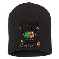 Cookie Baker Funny Cookie Tester Christmas Couple Short Acrylic Beanie