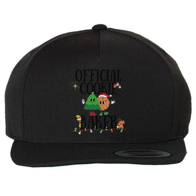 Cookie Baker Funny Cookie Tester Christmas Couple Wool Snapback Cap