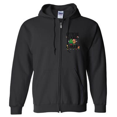 Cookie Baker Funny Cookie Tester Christmas Couple Full Zip Hoodie
