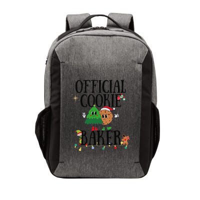 Cookie Baker Funny Cookie Tester Christmas Couple Vector Backpack