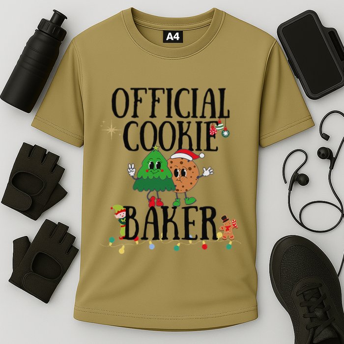 Cookie Baker Funny Cookie Tester Christmas Couple Performance Shirt