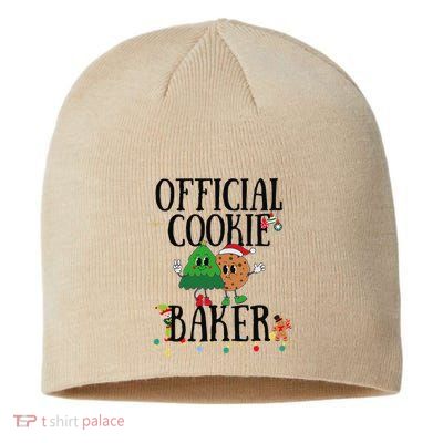Cookie Baker Funny Cookie Tester Christmas Couple Sustainable Beanie