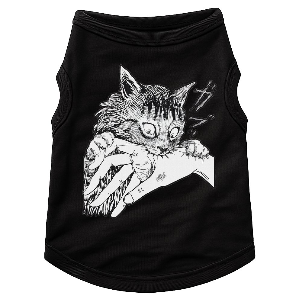 Cat Bite Funny For Women Doggie Tank