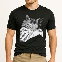 Cat Bite Funny For Women Cooling Performance Crew T-Shirt