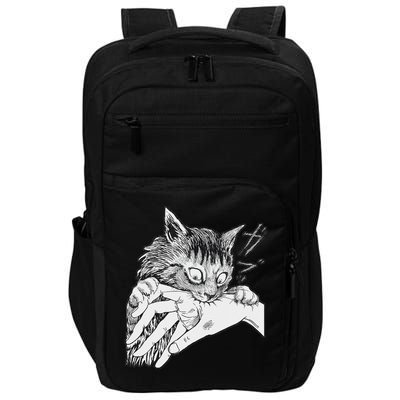 Cat Bite Funny For Women Impact Tech Backpack