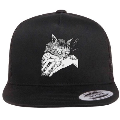 Cat Bite Funny For Women Flatbill Hat