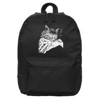 Cat Bite Funny For Women 16 in Basic Backpack
