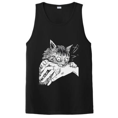 Cat Bite Funny For Women PosiCharge Competitor Tank