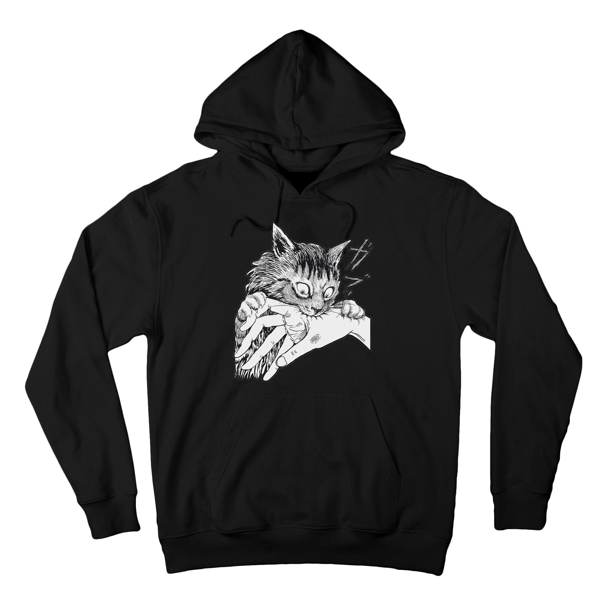 Cat Bite Funny For Women Tall Hoodie