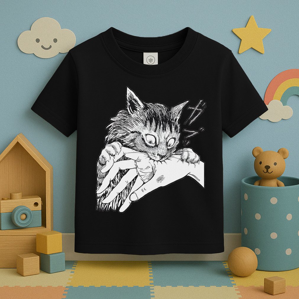 Cat Bite Funny For Women Toddler T-Shirt