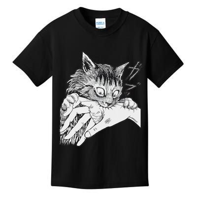 Cat Bite Funny For Women Kids T-Shirt