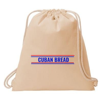 Cuban Bread Funny Cuban American Food In Miami Drawstring Bag