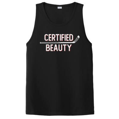 Certified Beauty Funny Ice Hockey Slang Wheel Snipe Celly Cool Gift PosiCharge Competitor Tank