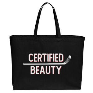 Certified Beauty Funny Ice Hockey Slang Wheel Snipe Celly Cool Gift Cotton Canvas Jumbo Tote