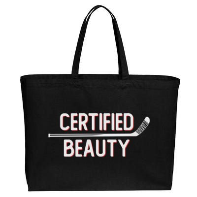 Certified Beauty Funny Ice Hockey Slang Wheel Snipe Celly Cool Gift Cotton Canvas Jumbo Tote