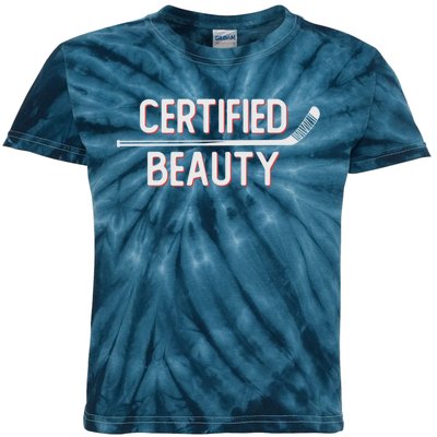 Certified Beauty Funny Ice Hockey Slang Wheel Snipe Celly Cool Gift Kids Tie-Dye T-Shirt